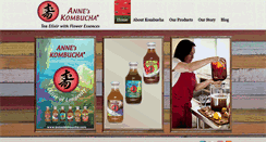 Desktop Screenshot of anneskombucha.com
